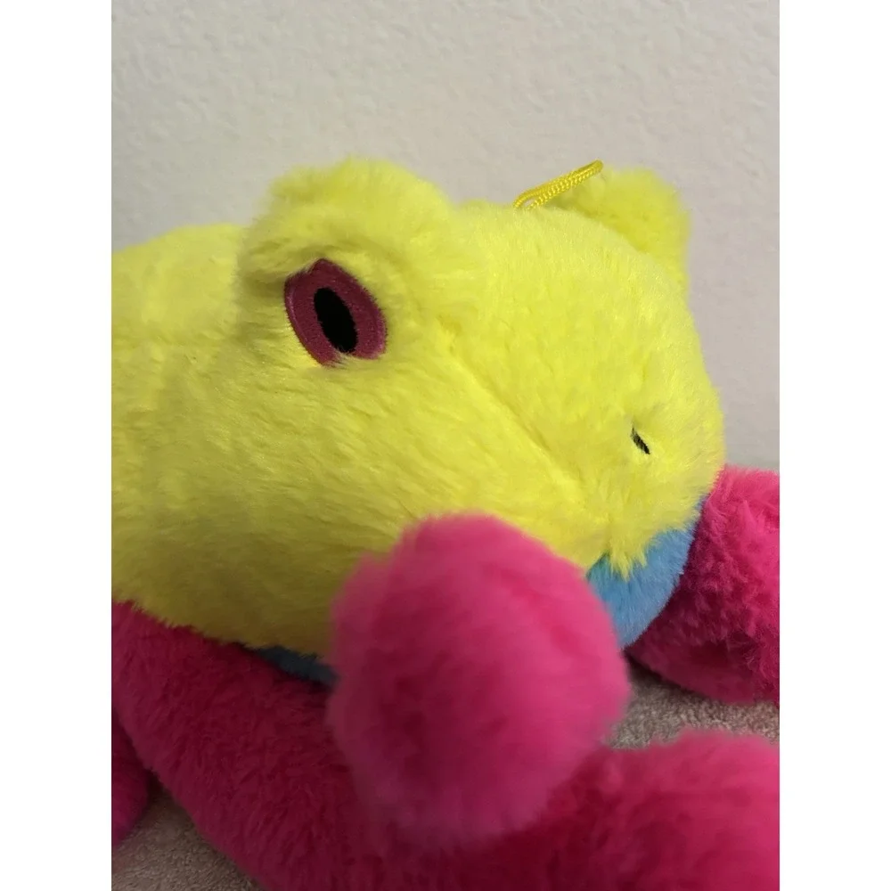Multipet International Jumbo Bright Colored Frog Dog Toy X-Large PB-5